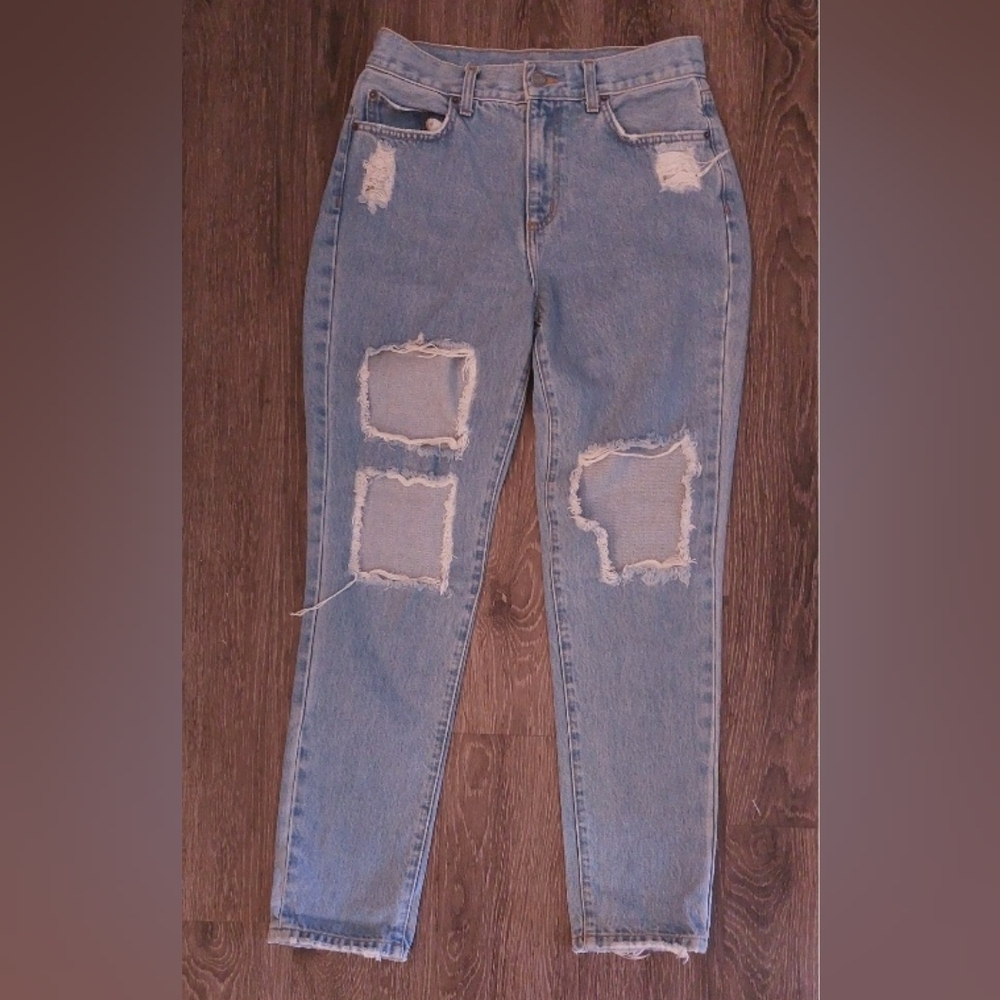 Carmar Los Angeles Vintage Light Wash Size 27 Distressed Cotton Denim Jeans